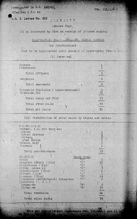 Headquarters Corps Artillery Signal Section WE III 136 2 - page 1.jpg